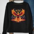 Phoenix Fire Mythical Bird Inspirational Motivational Sweatshirt Gifts for Old Women