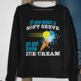Pickleball Soft Serve Ice Cream Slam Funny Pickleball Sweatshirt Gifts for Old Women