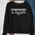 Picnicking Is My Jam Sweatshirt Gifts for Old Women
