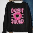 Pink Donut Squad Sprinkles Donut Lover Matching Donut Party Sweatshirt Gifts for Old Women