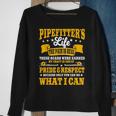 Pipefitter Steamfitter Tradesman Plumber Piping System Sweatshirt Gifts for Old Women