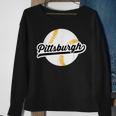 Pittsburgh Baseball Vintage Pride Love City Sweatshirt Gifts for Old Women