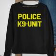 Police K-9 Unit Officer Dog Canine Deputy Police K-9 Handler Sweatshirt Gifts for Old Women