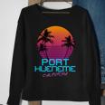 Port Hueneme California Retro 80S Sweatshirt Gifts for Old Women