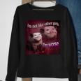 Possum I’M Not Like Other Girls I’M Worse Sweatshirt Gifts for Old Women