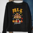 Pre-K Gobble Squad Cute Turkey Happy Thanksgiving Sweatshirt Gifts for Old Women