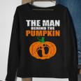 Pregnant Halloween Costume For Dad Expecting Lil Pumpkin Sweatshirt Gifts for Old Women