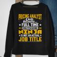 Pricing Analyst Job Title Pricing Researcher Accountant Sweatshirt Gifts for Old Women