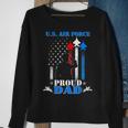 Pride Military Family Proud Dad Us Air Force Sweatshirt Gifts for Old Women