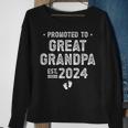 Promoted To Great Grandpa 2024 Soon To Be Great Grandpa Sweatshirt Gifts for Old Women