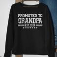 Promoted To Grandpa 2024 Soon To Be Popi Funny New Dad Grandpa Funny Gifts Sweatshirt Gifts for Old Women