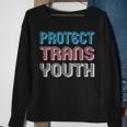 Protect Trans Youth Kids Transgender Lgbt Pride Sweatshirt Gifts for Old Women