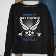 Proud Air Force Papaw Veterans Day Sweatshirt Gifts for Old Women