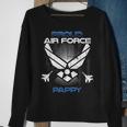 Proud Air Force Pappy Veterans Day Sweatshirt Gifts for Old Women