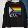 Proud Ally Pride Month Lgbt Transgender Flag Gay Lesbian Sweatshirt Gifts for Old Women