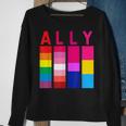 Proud Ally Pride Rainbow Lgbt Ally Sweatshirt Gifts for Old Women