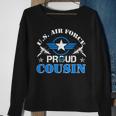 Proud Cousin Us Air Force Usaf Veteran Gift Sweatshirt Gifts for Old Women