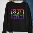 Proud Lgbtq Ally Token Straight Friend Gay Pride Parade Sweatshirt Gifts for Old Women