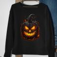 Pumpkin Scary Spooky Halloween Costume For Woman Adults Sweatshirt Gifts for Old Women