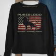 Pureblood Movement Pureblood Medical Freedom Lion Usa Flag Sweatshirt Gifts for Old Women