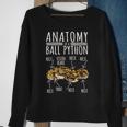 Python Snake Owner - Anatomy Of A Ball Python Sweatshirt Gifts for Old Women