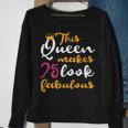 This Queen Makes 75 Look Fabulous 75Th Birthday Sweatshirt Gifts for Old Women