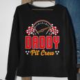 Race Car Birthday Party Matching Family Daddy Pit Crew Sweatshirt Gifts for Old Women