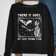 There It Goes My Last Flying Fuck Skeleton Sweatshirt Gifts for Old Women