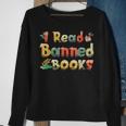 Read Banned Book Vintage Lover Reader Read Books Sweatshirt Gifts for Old Women