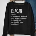 Reagan First Name Definition Personalized Gift Idea Sweatshirt Gifts for Old Women