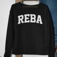 Reba Name Last Family First College Arch Sweatshirt Gifts for Old Women