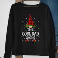 Red Buffalo Plaid Matching The Cool Dad Gnome Christmas Sweatshirt Gifts for Old Women