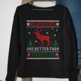 Reindeers Are Better Than People Ugly Christmas Sweater Sweatshirt Gifts for Old Women