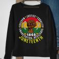 Remembering My Ancestors Freedom Justice Junenth Sweatshirt Gifts for Old Women