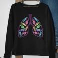 Respiratory Therapist Halloween Costume Candy Ghost Sweatshirt Gifts for Old Women