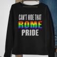 Retro 70S 80S Style Cant Hide That Rome Gay Pride Sweatshirt Gifts for Old Women