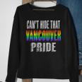 Retro 70S 80S Style Cant Hide That Vancouver Gay Pride Sweatshirt Gifts for Old Women