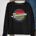 Retro Alamucha Home State Cool 70S Style Sunset Sweatshirt Gifts for Old Women