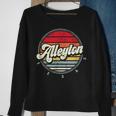 Retro Alleyton Home State Cool 70S Style Sunset Sweatshirt Gifts for Old Women Retro Alleyton Home State Cool 70S Style Sunset Sweatshirt Gifts for Old Women