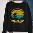Retro Angier North Carolina Big Foot Souvenir Sweatshirt Gifts for Old Women