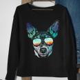 Retro Disco Dog Teddy Roosevelt Terrier Sweatshirt Gifts for Old Women