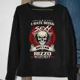 Rizzo Name Gift I Hate Being Sexy But I Am Rizzo Sweatshirt Gifts for Old Women