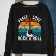 Rock & Roll Rock Music Rock Lover Guitar Player Rock Sweatshirt Gifts for Old Women