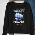 Rock Paper Scissors Throat Punch I Win Cool Sweatshirt Gifts for Old Women