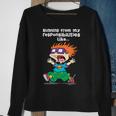 Running From My Responsibilities Like Chucking Running Sweatshirt Gifts for Old Women