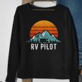 Rv Pilot Motorhome Travel Stuff Rv Vacation Retro Rv Pilot Sweatshirt Gifts for Old Women