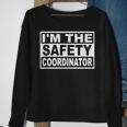 Safety Coordinator Square Graphic Sweatshirt Gifts for Old Women