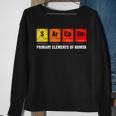 Sarcasm Primary Elements Of Humor Science S Ar Ca Sm Sweatshirt Gifts for Old Women