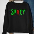 Sauce Lovers Hot Chilli Pepper Sweatshirt Gifts for Old Women