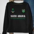 Saudi Arabia SportSoccer Jersey Flag Football Sweatshirt Gifts for Old Women